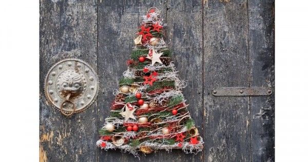 Cara buat pohon natal di dinding